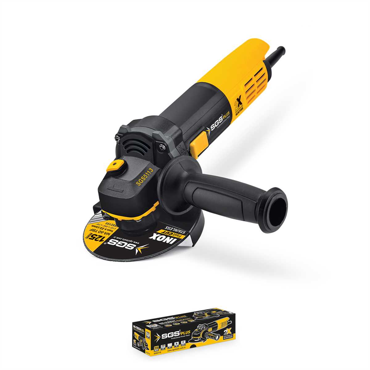 SGS5113 AVUÇ TAŞLAMA 850 WATT (125 MM)